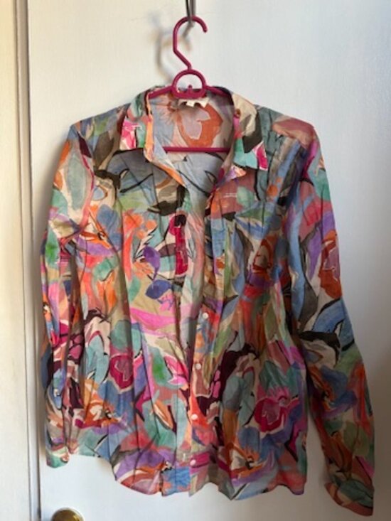 Sezane Pierro Shirt Multicoloured - Size 6 - Picture 3 of 4
